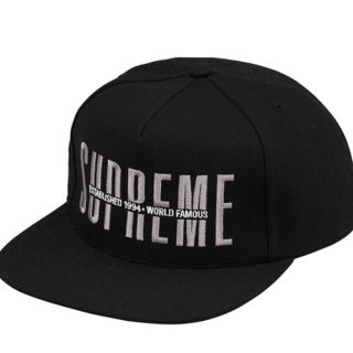 シュプリーム(Supreme)の新品未使用品 Global 5-Panel Balck Supreme キャップ(キャップ)