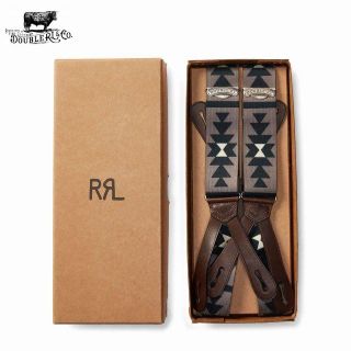 ダブルアールエル(RRL)の新品*RRL*サウスウエスタン　ストレッチ　ブレーシス*サスペンダー　ダブルアー(サスペンダー)