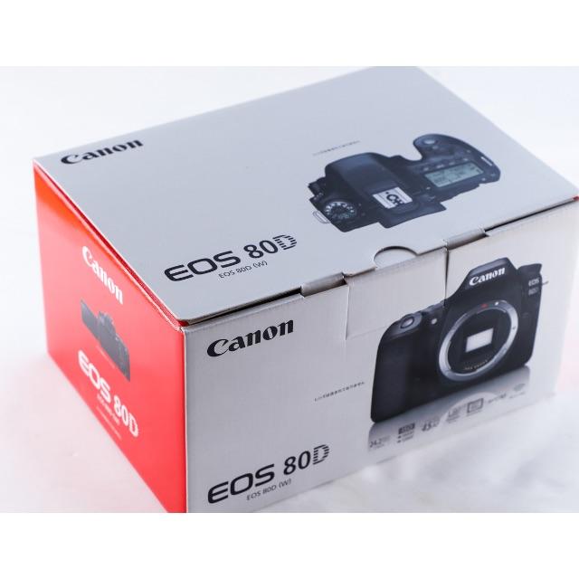 Canon - ぶらっくさん　専用　新品！！EOS 80D ボディ