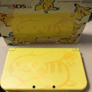 ニンテンドー3DS(ニンテンドー3DS)のnew nintendo 3ds LL 本体 ピカチュウ イエロー(携帯用ゲーム機本体)