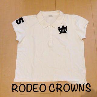 ロデオクラウンズ(RODEO CROWNS)のロデオクラウンズ ポロシャツ  白 (ポロシャツ)