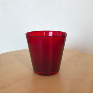 イッタラ(iittala)のiittala☆kartio☆カルティオ☆グラス☆レッド(グラス/カップ)