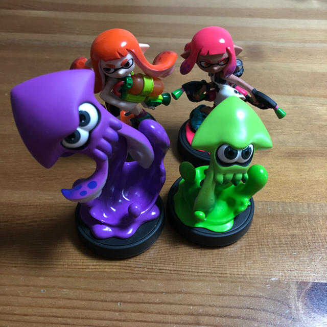 Nintendo Switch(ニンテンドースイッチ)のamiibo スプラトゥーン 8点セット エンタメ/ホビーのおもちゃ/ぬいぐるみ(キャラクターグッズ)の商品写真