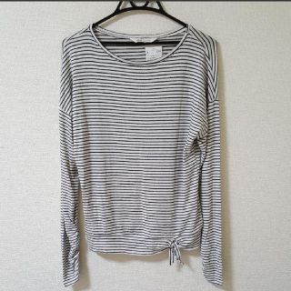 エイチアンドエム(H&M)の【新品】ボーダー ロンT(Tシャツ(長袖/七分))