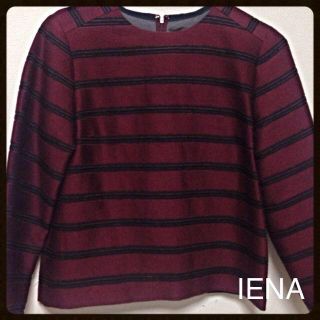 イエナ(IENA)のIENA ボーダーBL 12/31まで！(シャツ/ブラウス(長袖/七分))