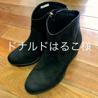 クロックス(crocs)のクロックス レイ シンセティック スエード ウェッジ ブーティ ブーツ 23cm(ブーツ)