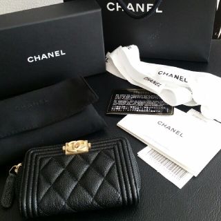 シャネル(CHANEL)のrose 様専用　CHANEL　カードケースボーイ新品未使用品(コインケース)