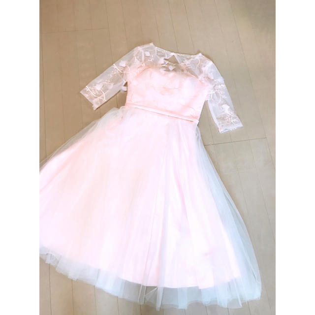 ミモレ丈 ドレス レディースのフォーマル/ドレス(ミディアムドレス)の商品写真