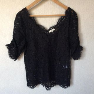 ジョア(Joie (ファッション))の値下げしました！Joie 黒レース(カットソー(半袖/袖なし))