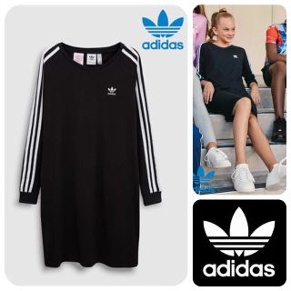 アディダス(adidas)の《新品》adidas  originals  長袖ワンピース(ミニワンピース)