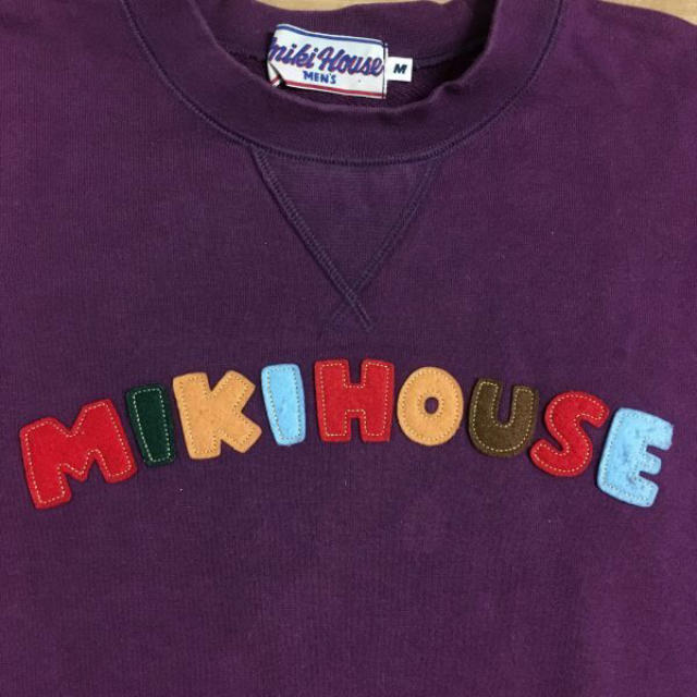 mikihouse(ミキハウス)のMIKI HOUSE　長袖スウェット　トレーナー　M　パープル メンズのトップス(スウェット)の商品写真