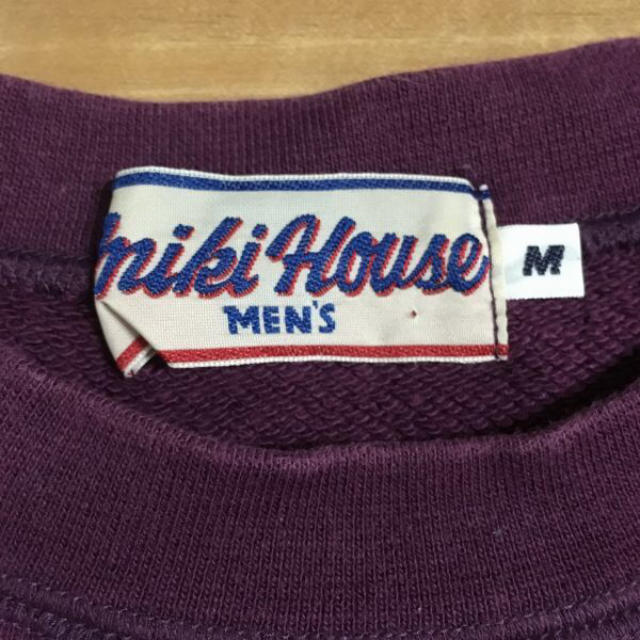 mikihouse(ミキハウス)のMIKI HOUSE　長袖スウェット　トレーナー　M　パープル メンズのトップス(スウェット)の商品写真