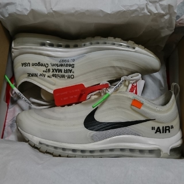 OFF-WHITE - オフホワイト×NIKE エアマックス97の通販 by チャンピオン ...