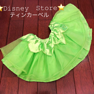 ディズニー(Disney)の⭐️ティンカーベル⭐️ディズニーストア ミニスカート ハロウィン 子供 110(衣装)