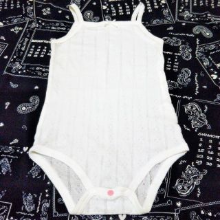 コンビミニ(Combi mini)のCombi キャミソール ロンパース 肌着 80 女の子 オフホワイト(肌着/下着)