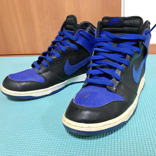 値下げ！NIKE DUNK HIGH 28.5cm 青黒 ナイキ ダンク ハイ | フリマアプリ ラクマ