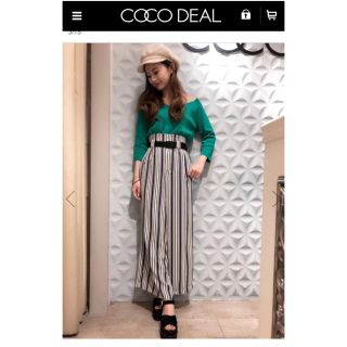 ココディール(COCO DEAL)のCOCO DEAL♡ グリーンニット(ニット/セーター)