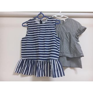 ザラ(ZARA)のmocona0010様専用 ギンガムのみ☺︎(カットソー(半袖/袖なし))