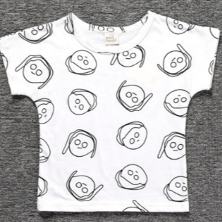 【新品最終セール】T-shirs for kids "Faces"(Tシャツ/カットソー)