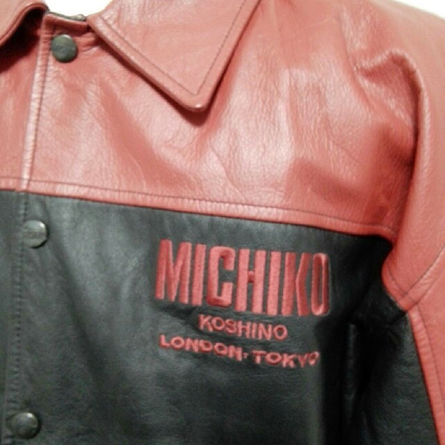 ミチコロンドン 本革 ジャケット
