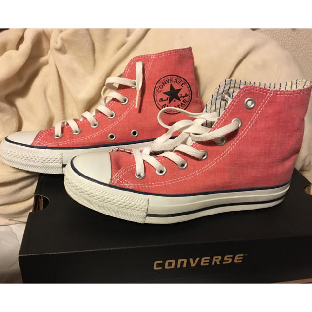 CONVERSE(コンバース)の【1週間限定値下げ】CONVERSE 〜RED24cm〜 レディースの靴/シューズ(スニーカー)の商品写真