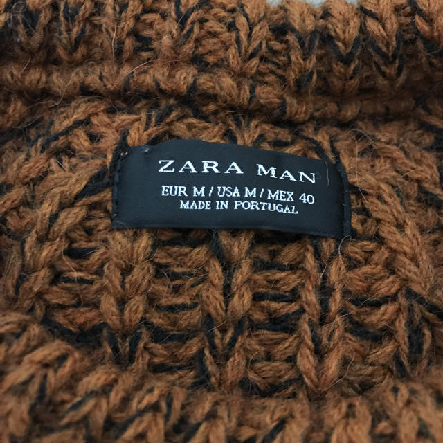 ZARA(ザラ)のニット(M・オレンジ)ザラ メンズのトップス(ニット/セーター)の商品写真