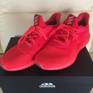 アディダス(adidas)の【adidas Alpha BOUNCE EM】オレンジレッド 28.5㎝(スニーカー)