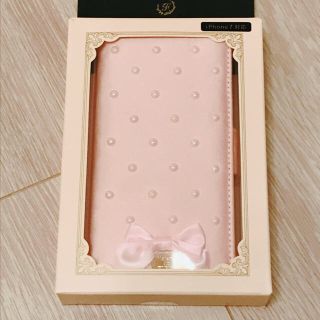 メゾンドフルール(Maison de FLEUR)のメゾンドフルール iPhone7ケース パール ピンク(iPhoneケース)