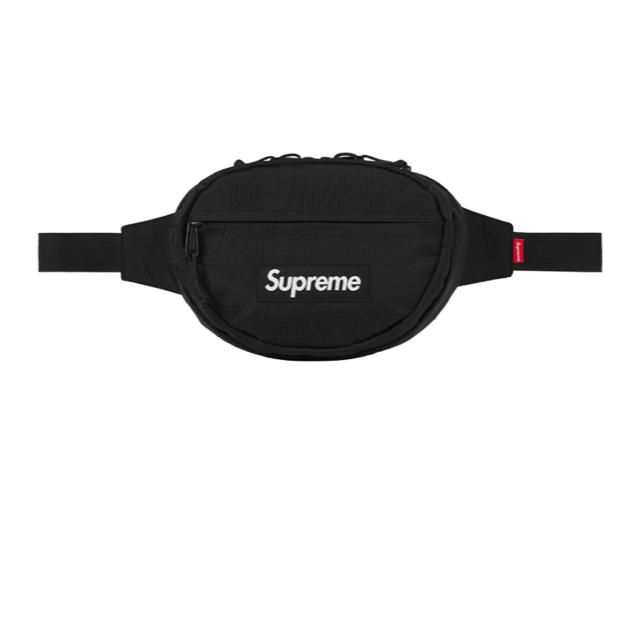 supreme Waist Bag 黒 ウエストバッグ シュプリーム  18AW