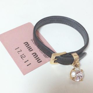 ミュウミュウ(miumiu)のmiumiu ビジューブレスレット(ブレスレット/バングル)