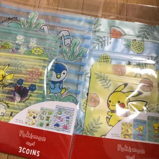 ポケモン(ポケモン)のPokemon＆3coins  ストックBAG セット(キャラクターグッズ)