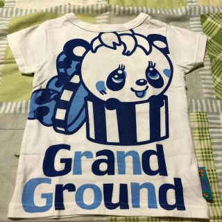 グラグラ(GrandGround)のグラスラ グラグラ  ハッピーちゃん半袖Tシャツ 90㎝(Tシャツ/カットソー)