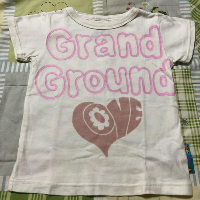 GrandGround(グラグラ)のグラスラ グラグラ 半袖Tシャツ 90㎝ キッズ/ベビー/マタニティのキッズ服女の子用(90cm~)(Tシャツ/カットソー)の商品写真