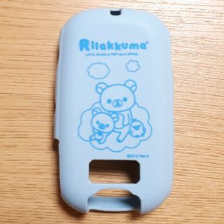 エヌティティドコモ(NTTdocomo)のキッズケータイカバー　docomo　リラックマ(モバイルケース/カバー)