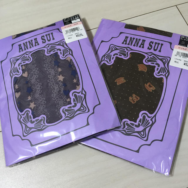 ANNA SUI(アナスイ)のANNASUI タイツ2組セット レディースのレッグウェア(タイツ/ストッキング)の商品写真