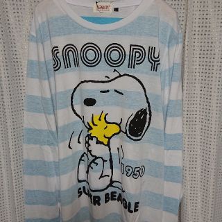 スヌーピー(SNOOPY)のスヌーピーの長袖のシャツ L(Tシャツ/カットソー(七分/長袖))