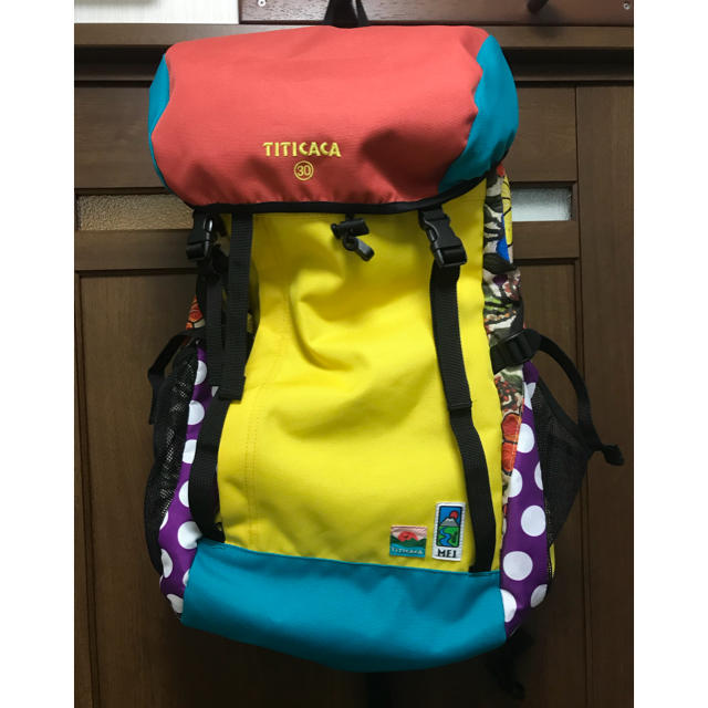 バッグ美品 チチカカ MEI コラボリュック 30L titicaca mei