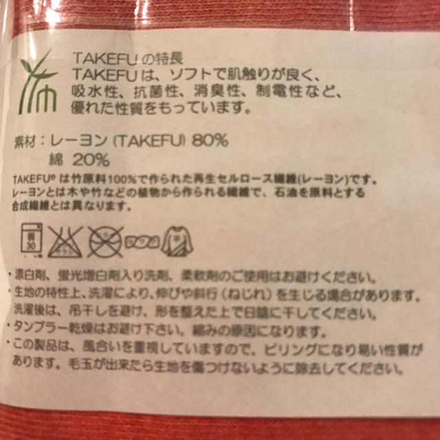 れい様専用  TAKEFU 竹のＴシャツ レディースのトップス(Tシャツ(半袖/袖なし))の商品写真