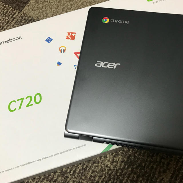 116インチHDメモリchromebook acer c720 11.6インチ用 スリーブケース付き