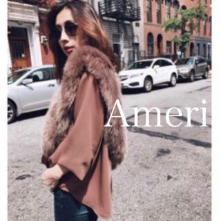 アメリヴィンテージ(Ameri VINTAGE)の【一度着美品❗️】完売Ameri VINTAGE ドッキングファーオープンシャツ(シャツ/ブラウス(長袖/七分))