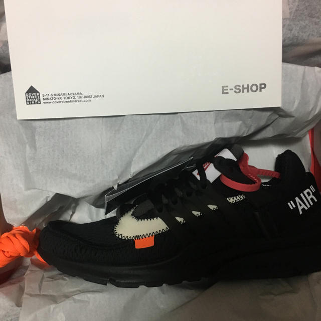 NIKE AIR PRESTO THE TEN X OFF WHITE 26cmメンズ