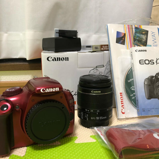 カメラ【miumiuiさま専用】Canon一眼レフEOS KissX50 レンズキット
