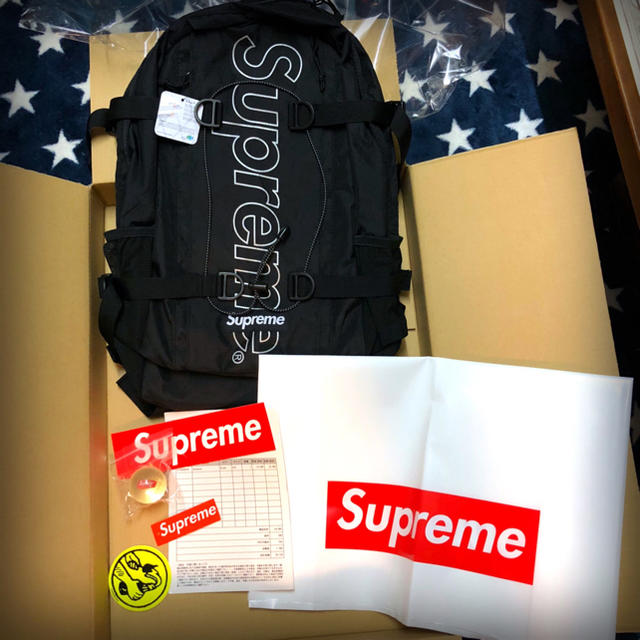 Supreme Backpack Black シュプリーム バックパック 黒メンズ