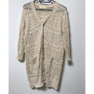 ダブルクローゼット(w closet)の春夏向け ロングカーディガン (カーディガン)