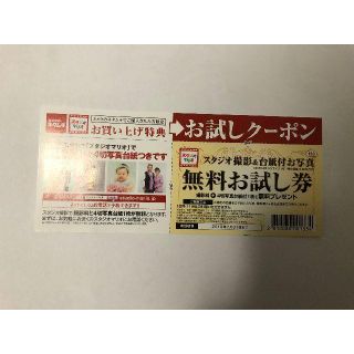 カメラのキタムラ　スタジオマリオ無料お試し券　送料無料 有効期限（2019.7）(その他)