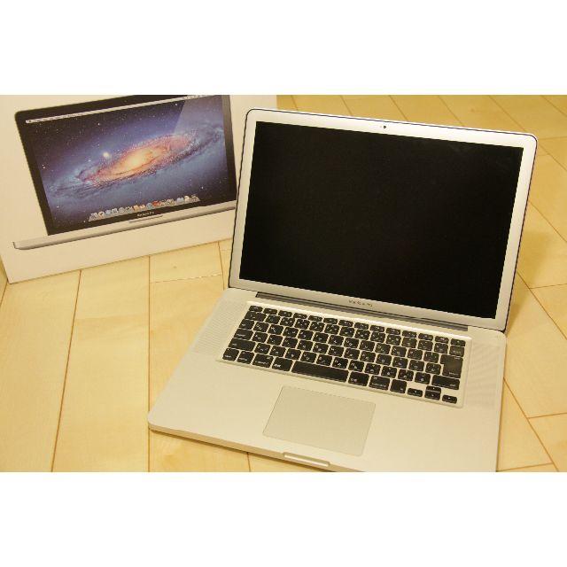 Mac (Apple)(マック)の美品！MacBook Pro 15 Core i7 4GB 500GB おまけ付 スマホ/家電/カメラのPC/タブレット(ノートPC)の商品写真