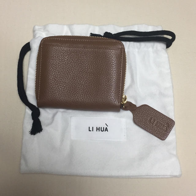 LI HUÀ(リーファー)のLI HUA レザー 財布 ウォレット ブラウン レディースのファッション小物(財布)の商品写真