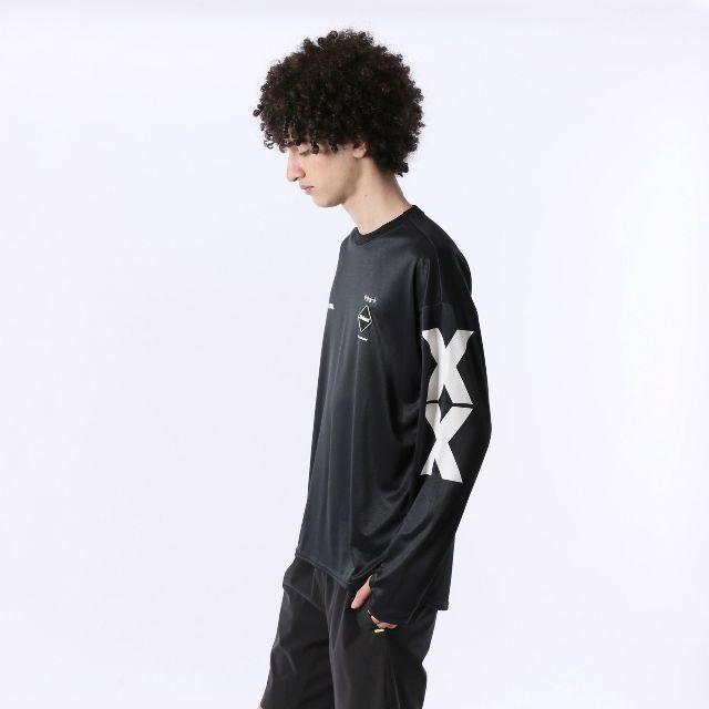 F.C.R.B.(エフシーアールビー)の定価以下！FCRB 18AW L/S TOUR TEE ブラックM ロンT メンズのトップス(Tシャツ/カットソー(七分/長袖))の商品写真