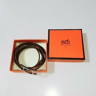 エルメス(Hermes)のHERMES(エルメス) アピ3 ブレスレット レザー 3連(ブレスレット)