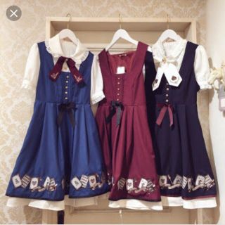 アリス風トランプ柄ロリータワンピース amavel angelic pretty